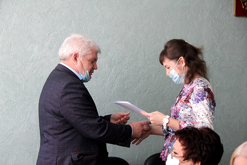 Вручение награды