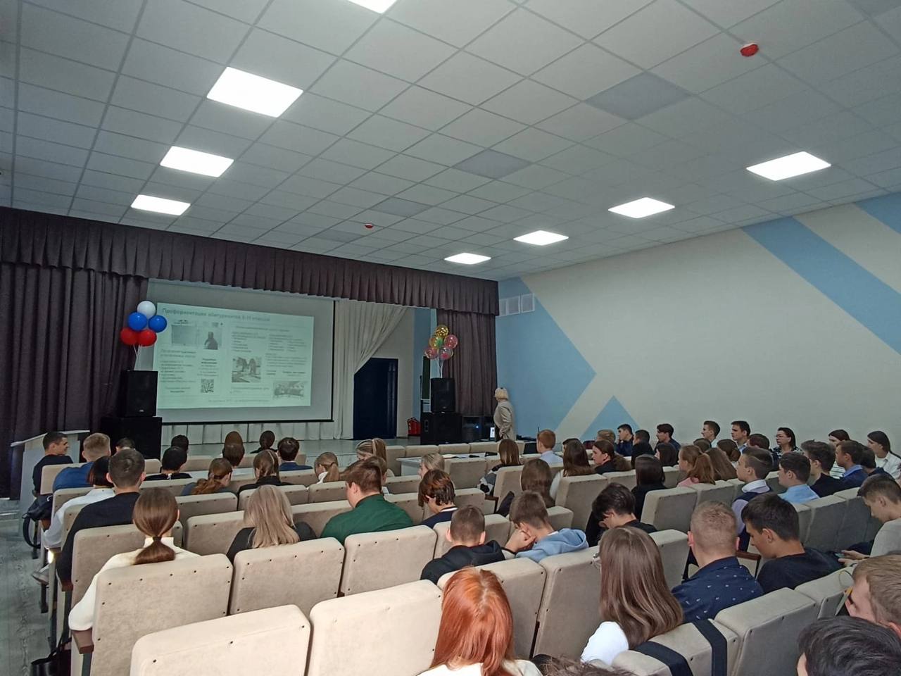 Встреча в школе с. Становое